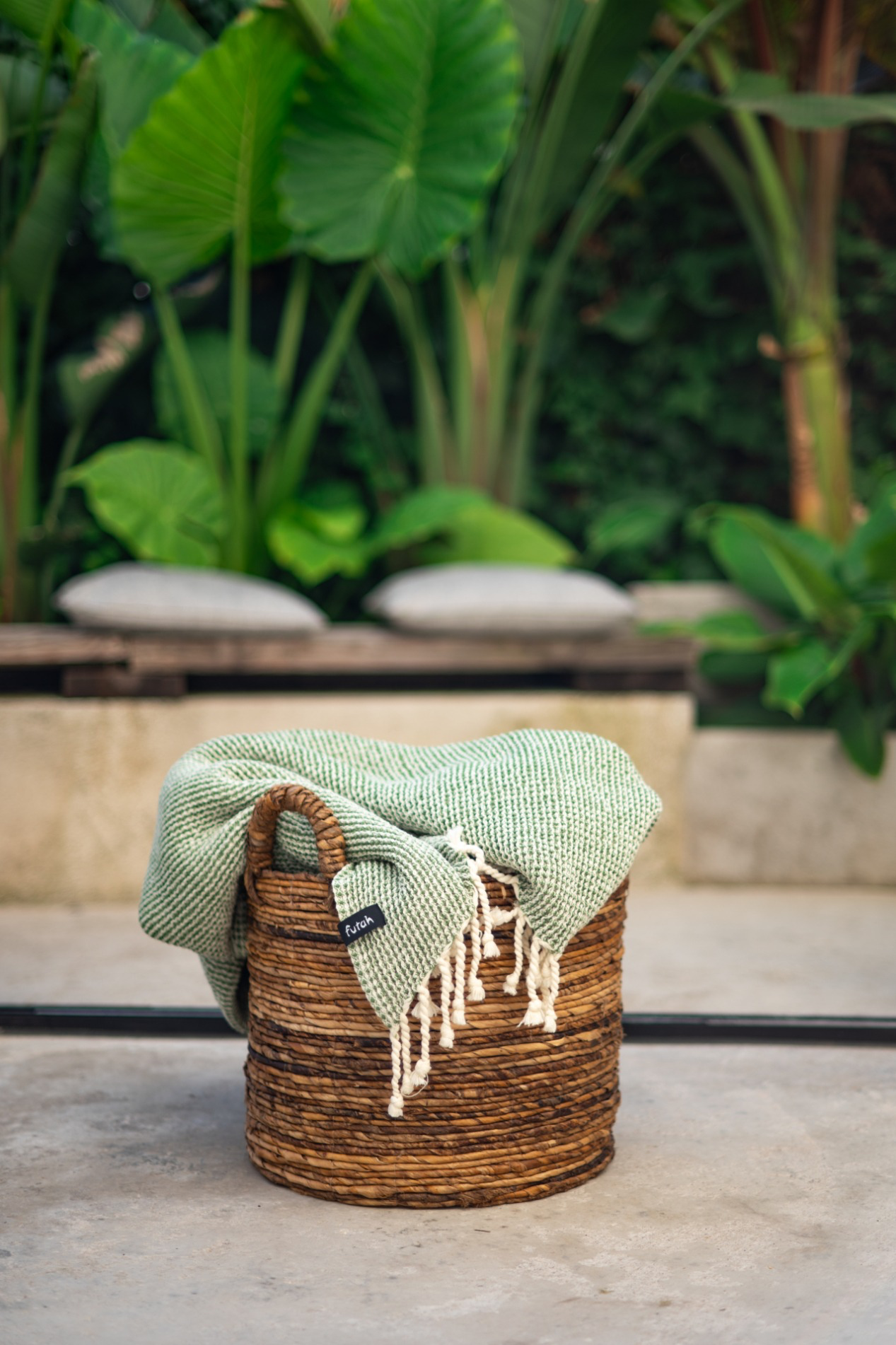 Ericeira Green Blanket