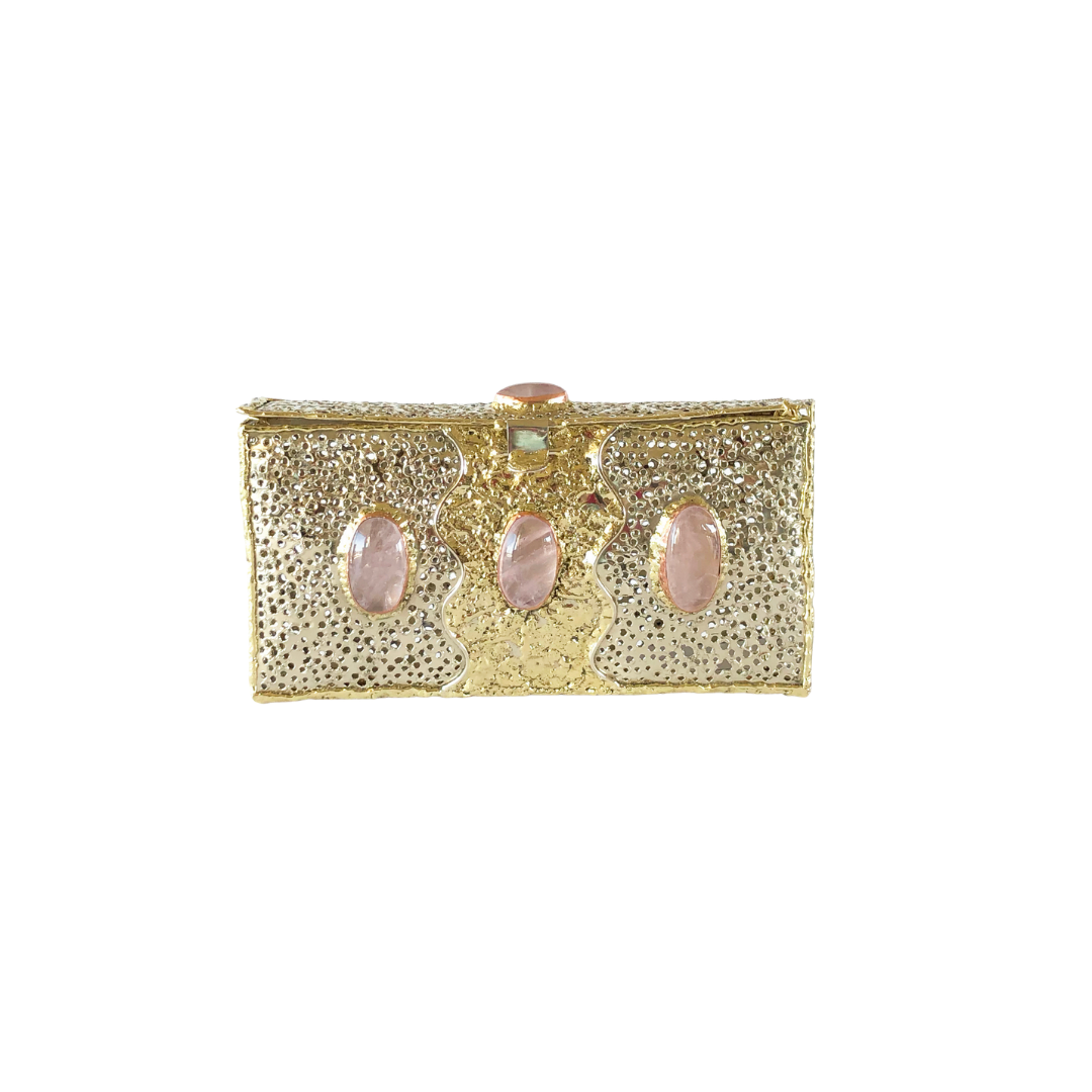 Pink Amethyst Clutch