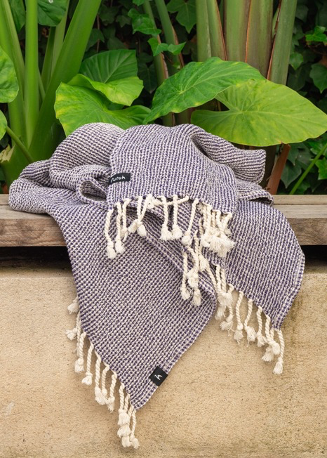 Ericeira Violet Blanket